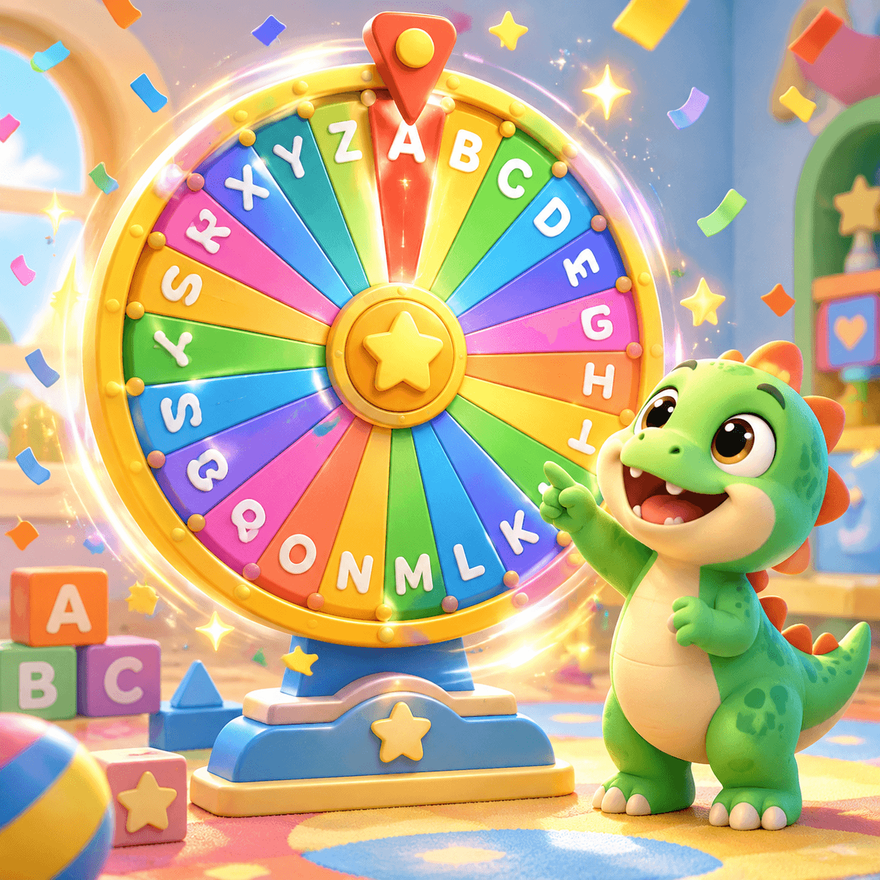 26-Letter Lucky Wheel